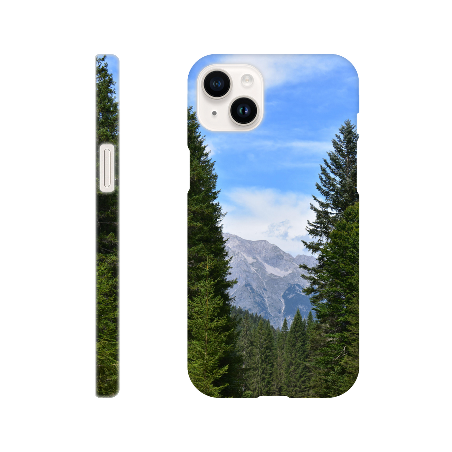 Evergreen Peaks - Slim Phone Case - JDivine 