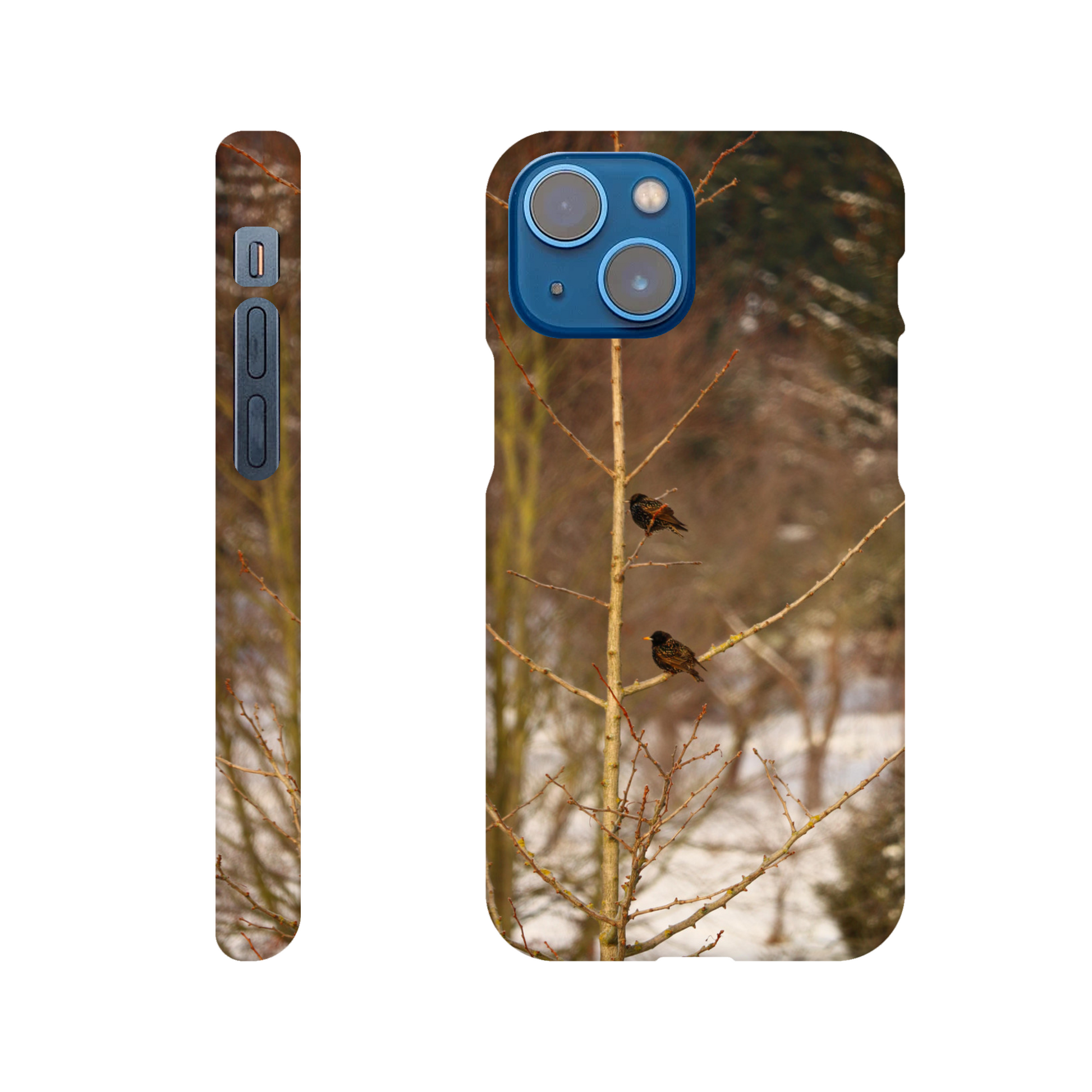 Feathered Winterday - Slim Phone Case - JDivine 