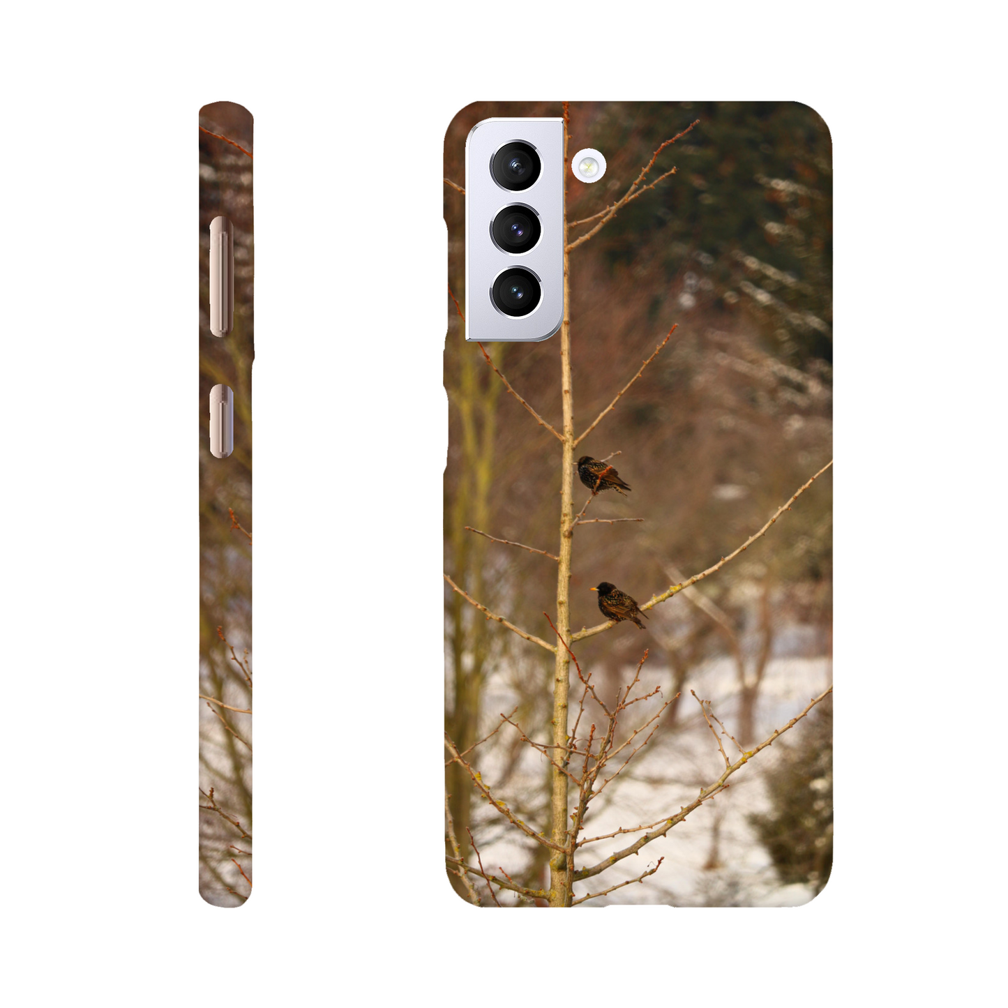 Feathered Winterday - Slim Phone Case - JDivine 