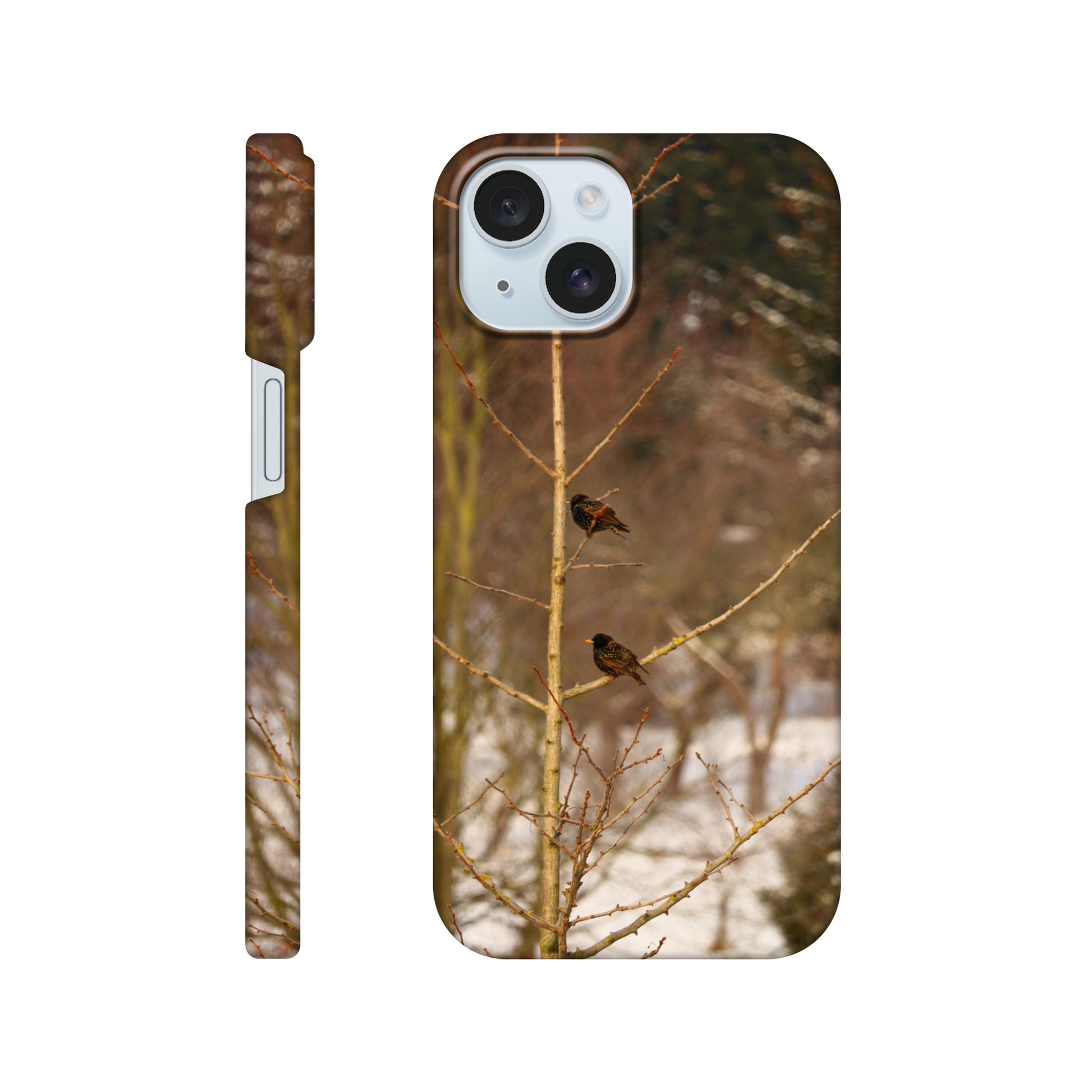 Feathered Winterday - Slim Phone Case - JDivine 