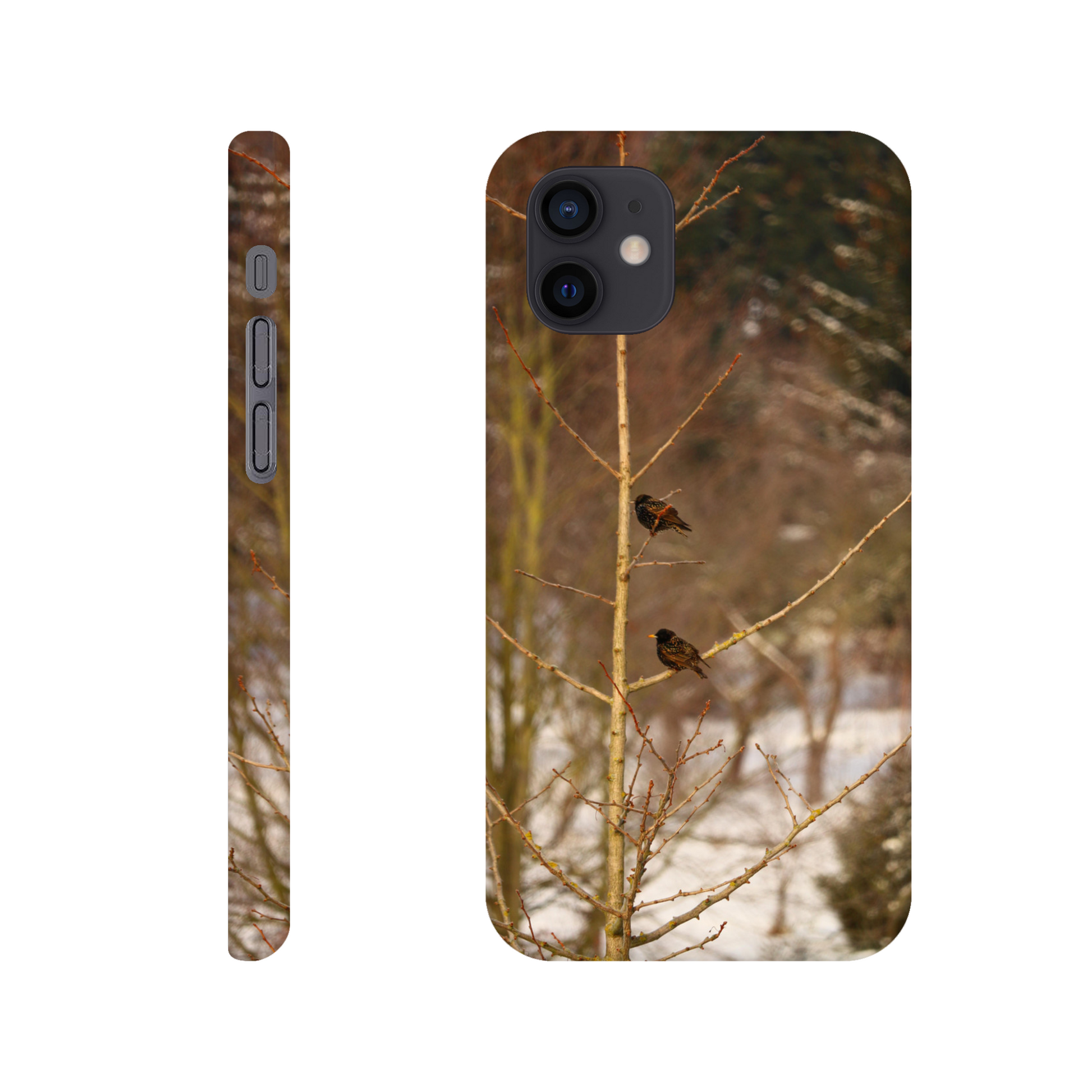 Feathered Winterday - Slim Phone Case - JDivine 