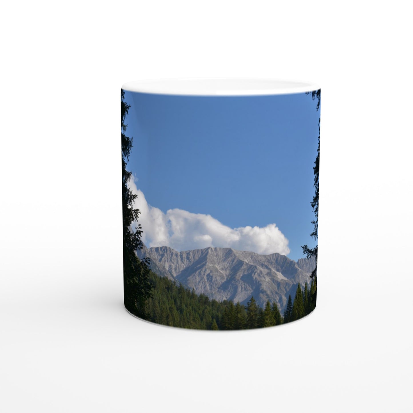 Framed Peaks - Mug - JDivine 