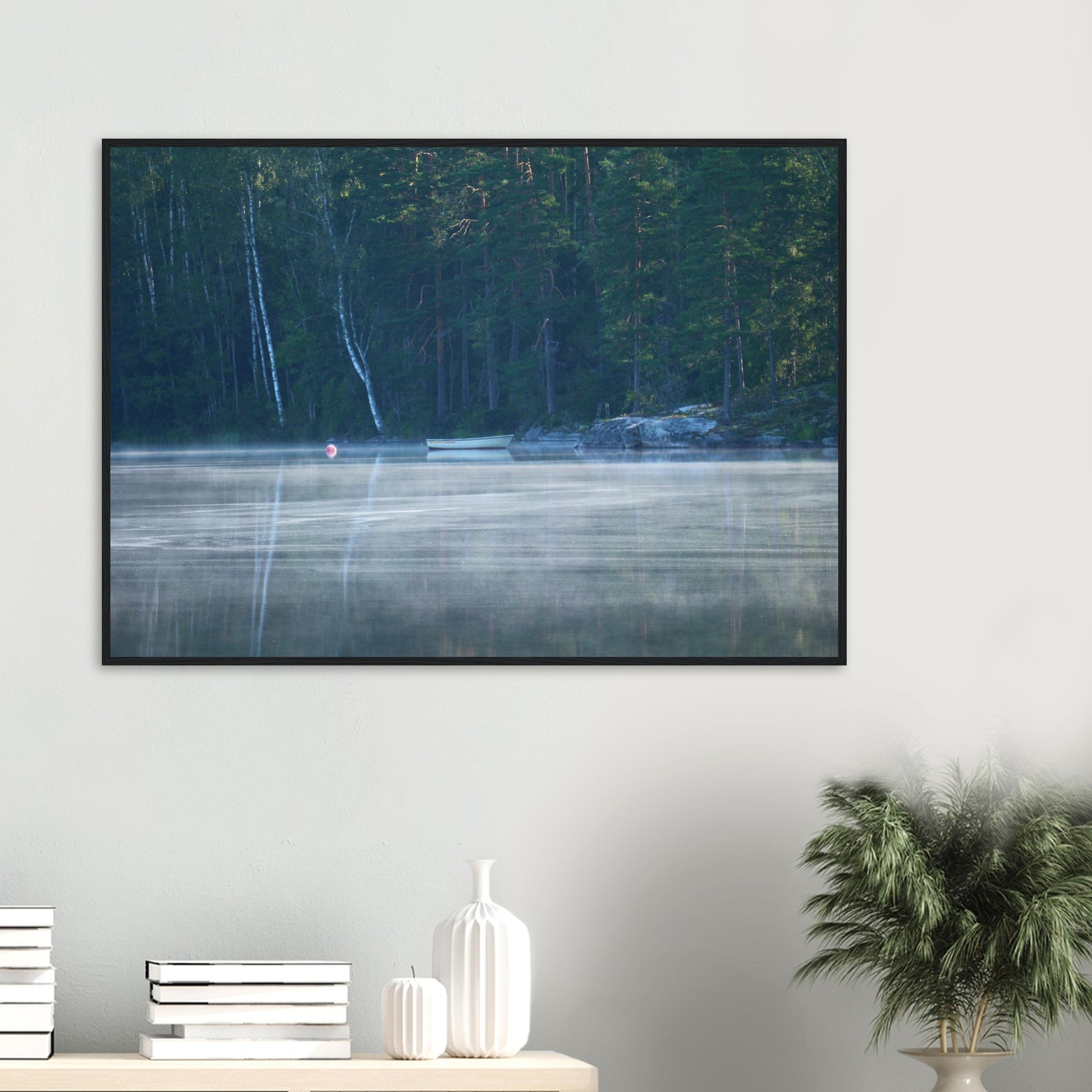 Misty Morning Calm - Framed Poster - JDivine 