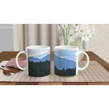 Misty Mountain Morning - Mug - JDivine 