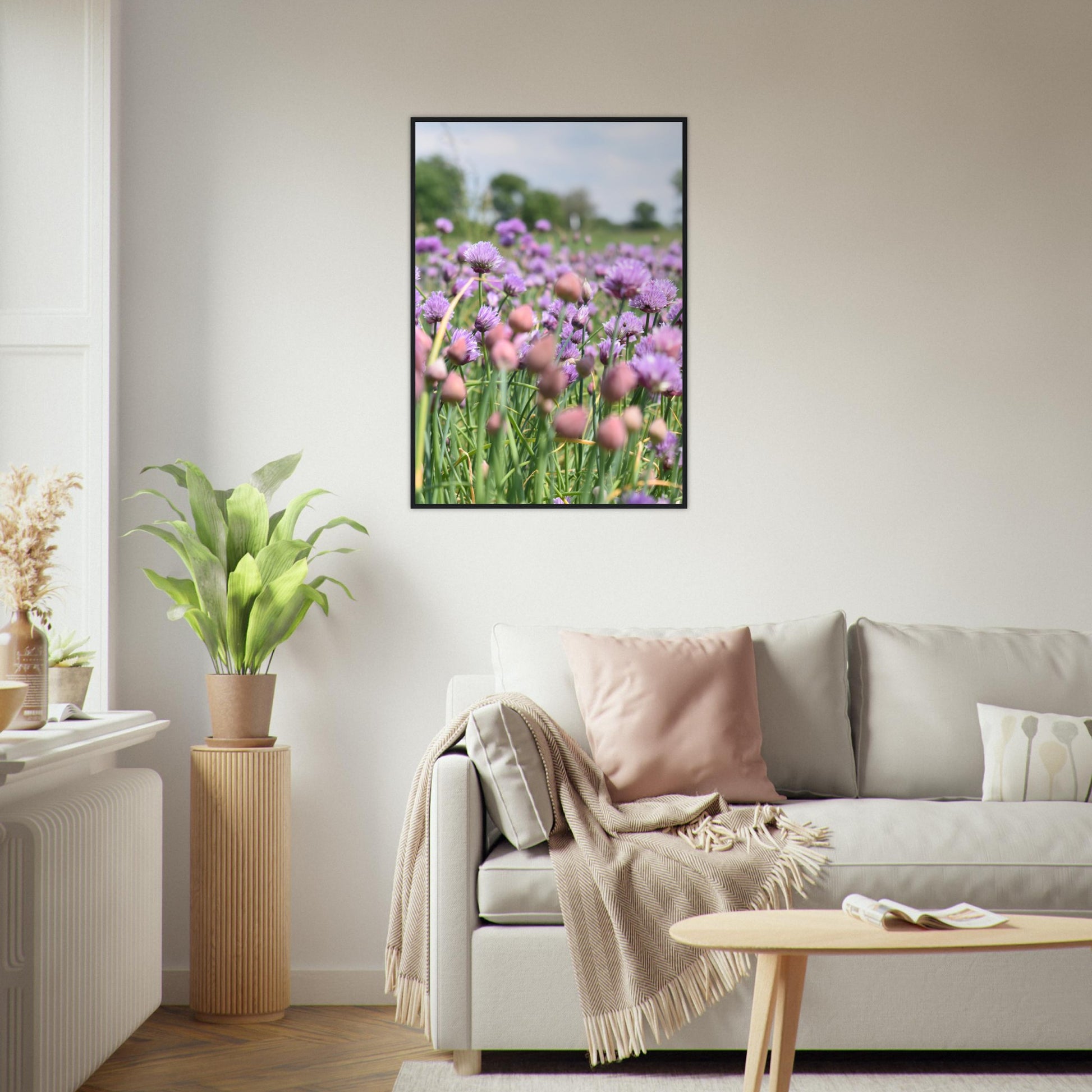 Purple Bloom Whispers - Framed Poster - JDivine 