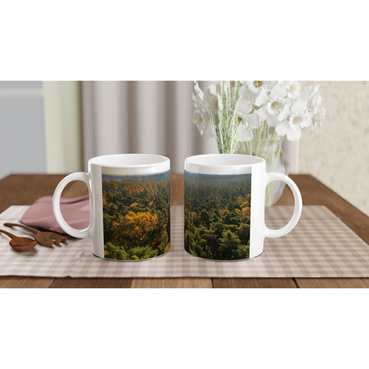 Vibrant Autumn Forest - Mug - JDivine 